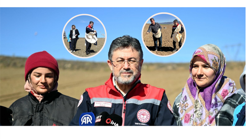 Tarım ve Orman Bakanı İbrahim Yumaklı, Kastamonu'da sarımsak ekimine katıldı