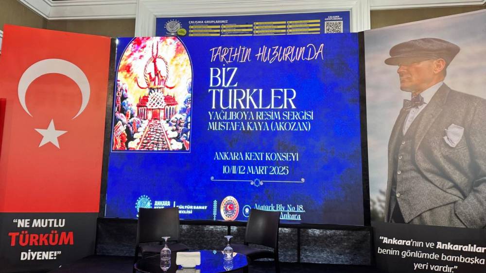 “Tarihin Huzurunda Biz Türkler” Resim Sergisi AKK’de açıldı