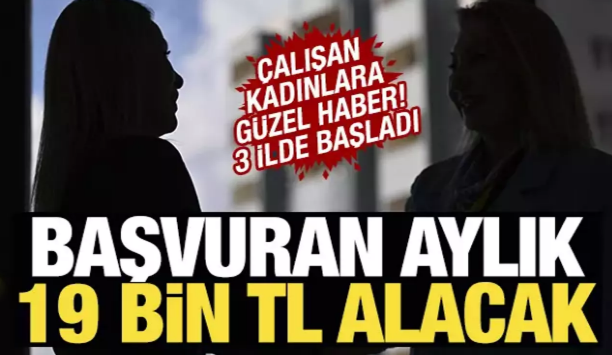 Çalışan anneye 19 bin TL'lik destek