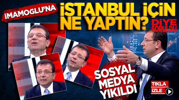 İmamoğlu’na İstanbul için ne yaptın? Diye soruldu sosyal medya yıkıldı